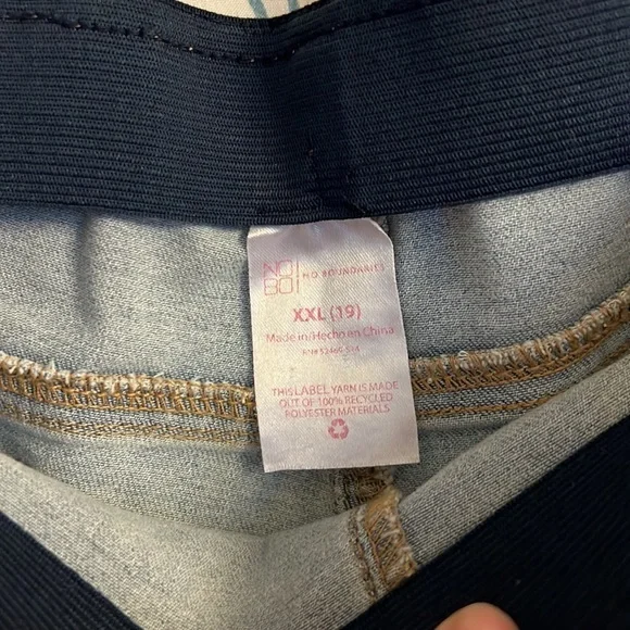 Butterfly retro wide leg stretchy jeans - Picture 6 of 11